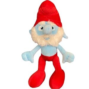 2013 The Smurfs stuffed Smurf movie promo Papa Smurf